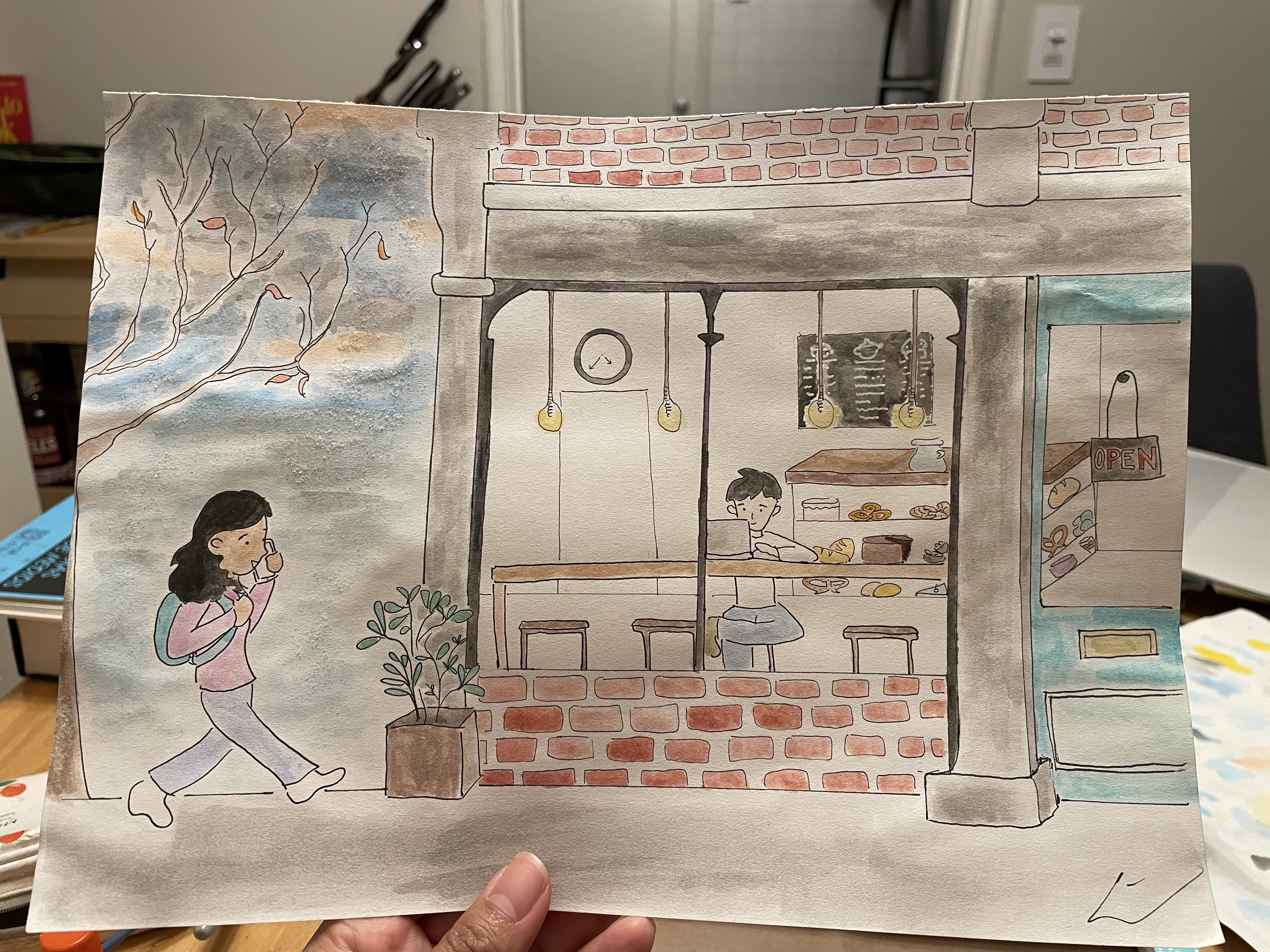 Nadia Eric Cartoon
